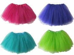 Sydney So Sweet Diva Princess Kids Costume Ballet Girls Tutu Wholesale Value Multi 4-Pack On Wednesday, We Wear Pink