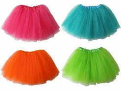 Sydney So Sweet Tropical Getaway - Kids Costume Ballet Girls Tutu Wholesale Value Multi 4-Pack On Wednesday, We Wear Pink