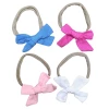 Sydney So Sweet Baby Boutique 4 Pack Pretty Pastels Baby Girl Or Toddler Bow Nylon Headbands