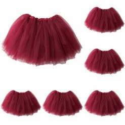 Sydney So Sweet Tutu & Costume Shop Burgundy - Kids Ballet Tutu Value 5-Pack