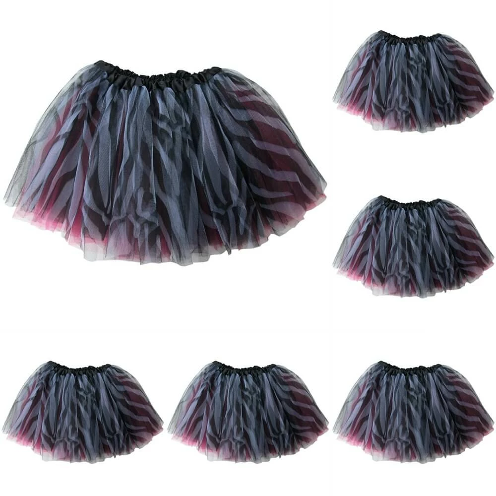Sydney So Sweet Zebra Hot Pink - Kids Ballet Tutu Value 5-Pack 1 Sydney So Sweet Zebra Hot Pink - Kids Ballet Tutu Value 5-Pack