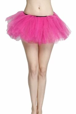 Sydney So Sweet Hot Pink - 5 Layer Tutu Skirt For Running, Dress-Up, Costumes On Wednesday, We Wear Pink