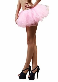 Sydney So Sweet On Wednesday, We Wear Pink Pink - 5 Layer Tutu Skirt For Running, Dress-Up, Costumes