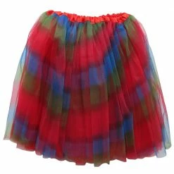 Sydney So Sweet Rainbow Red Adult Tutu Skirt - Women's Size 3-Layer Basic Ballet Costume Dance Tutus Tutu & Costume Shop