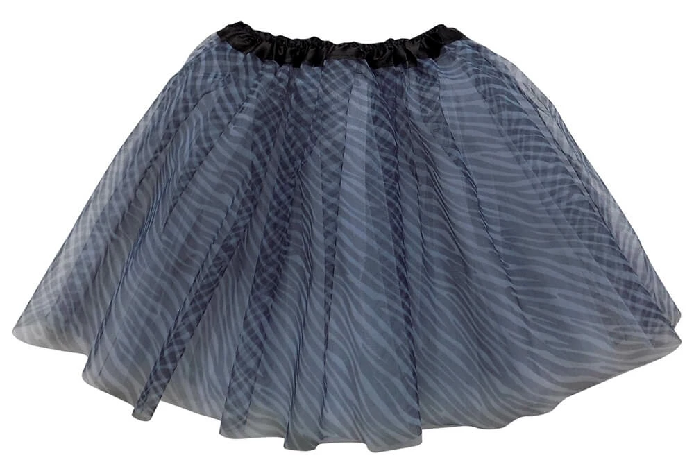 Sydney So Sweet Zebra Black & White Adult Tutu Skirt - Women's Size 3-Layer Basic Ballet Costume Dance Tutus 1 Sydney So Sweet Zebra Black & White Adult Tutu Skirt - Women's Size 3-Layer Basic Ballet Costume Dance Tutus