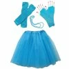 Sydney So Sweet Tutu & Costume Shop 80s Outfits For Women In Neon Blue - 4 Piece Costume In Adult & Plus Size