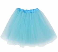 Sydney So Sweet Aqua Blue Plus Size Adult Tutu Skirt - Women's Plus Size 3- Layer Basic Ballet Costume Dance Tutus