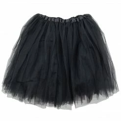 Sydney So Sweet Tutu & Costume Shop Black Tutu Skirt For Adult - Women's Size 3-Layer Basic Ballet Costume Dance Tutus