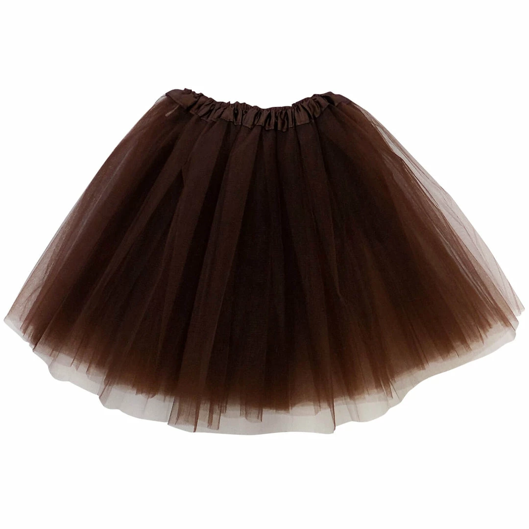 Sydney So Sweet Brown Tutu Skirt For Adult - Women's Size 3-Layer Basic Ballet Costume Dance Tutus Tutu & Costume Shop 1 Sydney So Sweet Brown Tutu Skirt For Adult - Women's Size 3-Layer Basic Ballet Costume Dance Tutus Tutu & Costume Shop