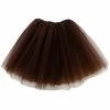 Sydney So Sweet Brown Plus Size Adult Tutu Skirt - Women's Plus Size 3- Layer Basic Ballet Costume Dance Tutus