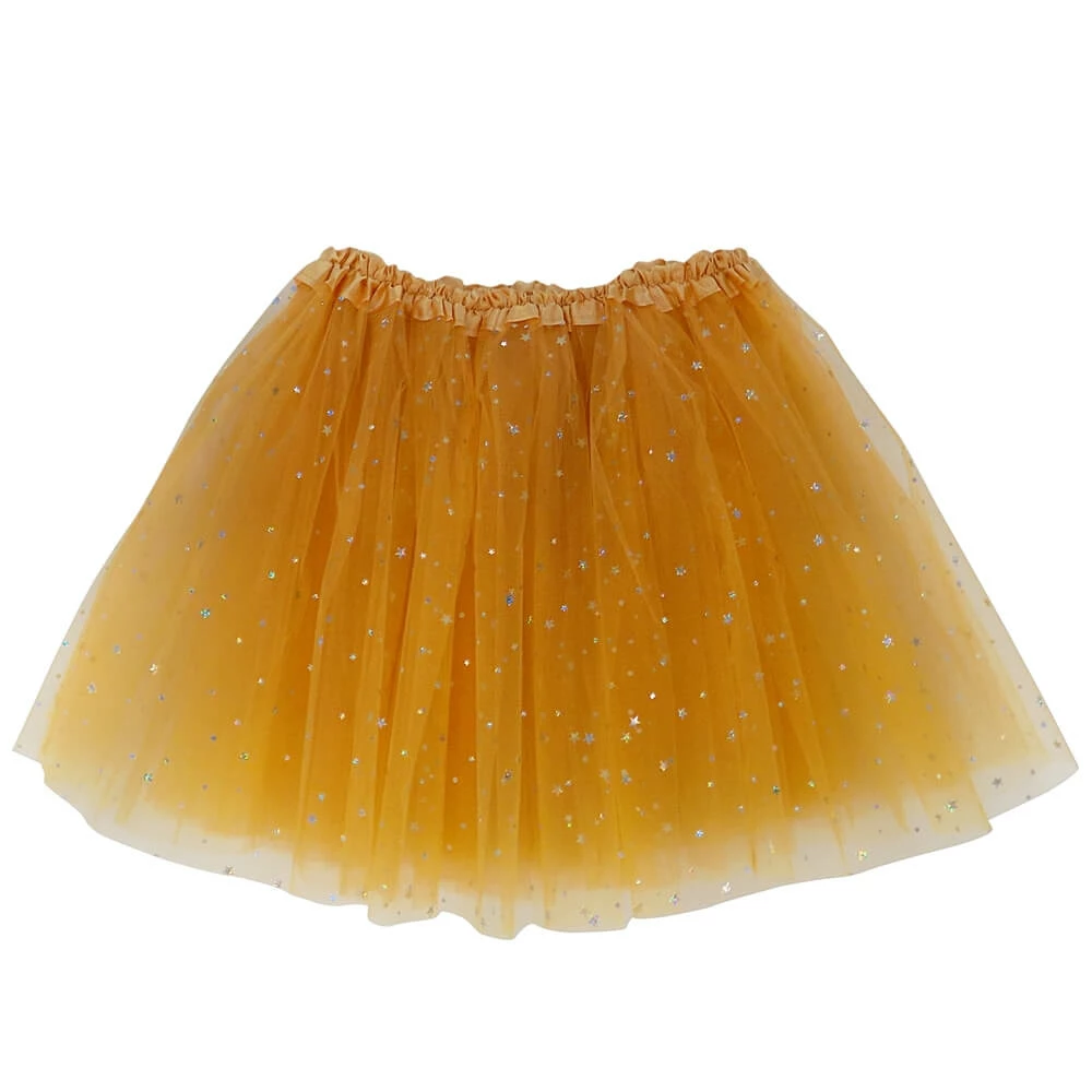 Sydney So Sweet Gold Star Extra Plus Size Adult Tutu Skirt - Women's Plus Size 3- Layer Basic Ballet Costume Dance Tutus 1 Sydney So Sweet Gold Star Extra Plus Size Adult Tutu Skirt - Women's Plus Size 3- Layer Basic Ballet Costume Dance Tutus