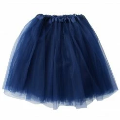 Sydney So Sweet Navy Blue Plus Size Adult Tutu Skirt - Women's Plus Size 3- Layer Basic Ballet Costume Dance Tutus Tutu & Costume Shop