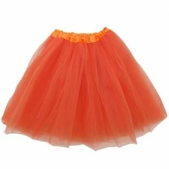 Sydney So Sweet Orange Plus Size Adult Tutu Skirt - Women's Plus Size 3- Layer Basic Ballet Costume Dance Tutus