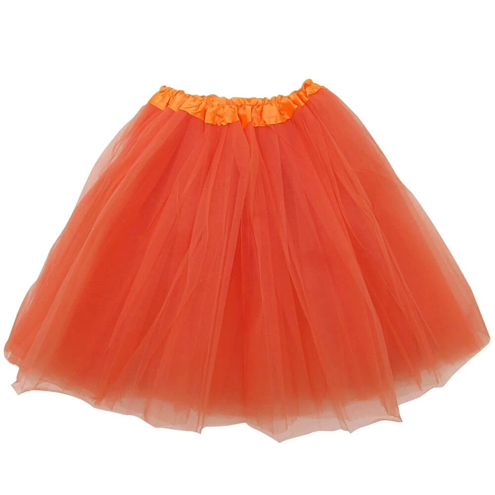 Sydney So Sweet Orange Plus Size Adult Tutu Skirt - Women's Plus Size 3- Layer Basic Ballet Costume Dance Tutus 1 Sydney So Sweet Orange Plus Size Adult Tutu Skirt - Women's Plus Size 3- Layer Basic Ballet Costume Dance Tutus