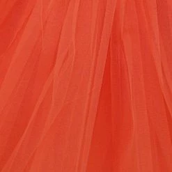 Sydney So Sweet Orange Tutu Skirt - Kids Size 3-Layer Tulle Basic Ballet Dance Costume Tutus For Girls Fall