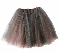 Sydney So Sweet On Wednesday, We Wear Pink Cheetah Pink Tutu Skirt - Kids Size 3-Layer Tulle Basic Ballet Dance Costume Tutus For Girls