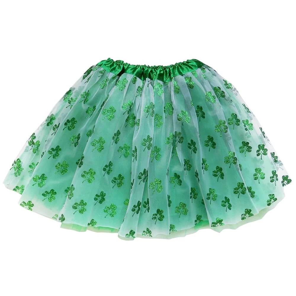 Sydney So Sweet St. Patrick's Day Sparkle Shamrock Tutu Skirt Costume For Girls, Women, Plus 2 Sydney So Sweet St. Patrick's Day Sparkle Shamrock Tutu Skirt Costume For Girls, Women, Plus