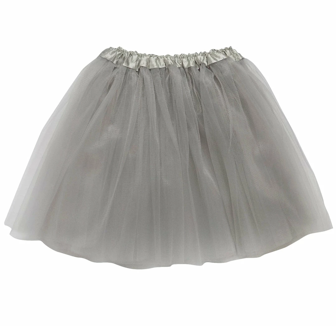 Sydney So Sweet Tutu & Costume Shop Silver Plus Size Adult Tutu Skirt - Women's Plus Size 3- Layer Basic Ballet Costume Dance Tutus 1 Sydney So Sweet Tutu & Costume Shop Silver Plus Size Adult Tutu Skirt - Women's Plus Size 3- Layer Basic Ballet Costume Dance Tutus