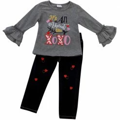 Sydney So Sweet It's All About The XOXO Hearts Girls Jeans Outfit