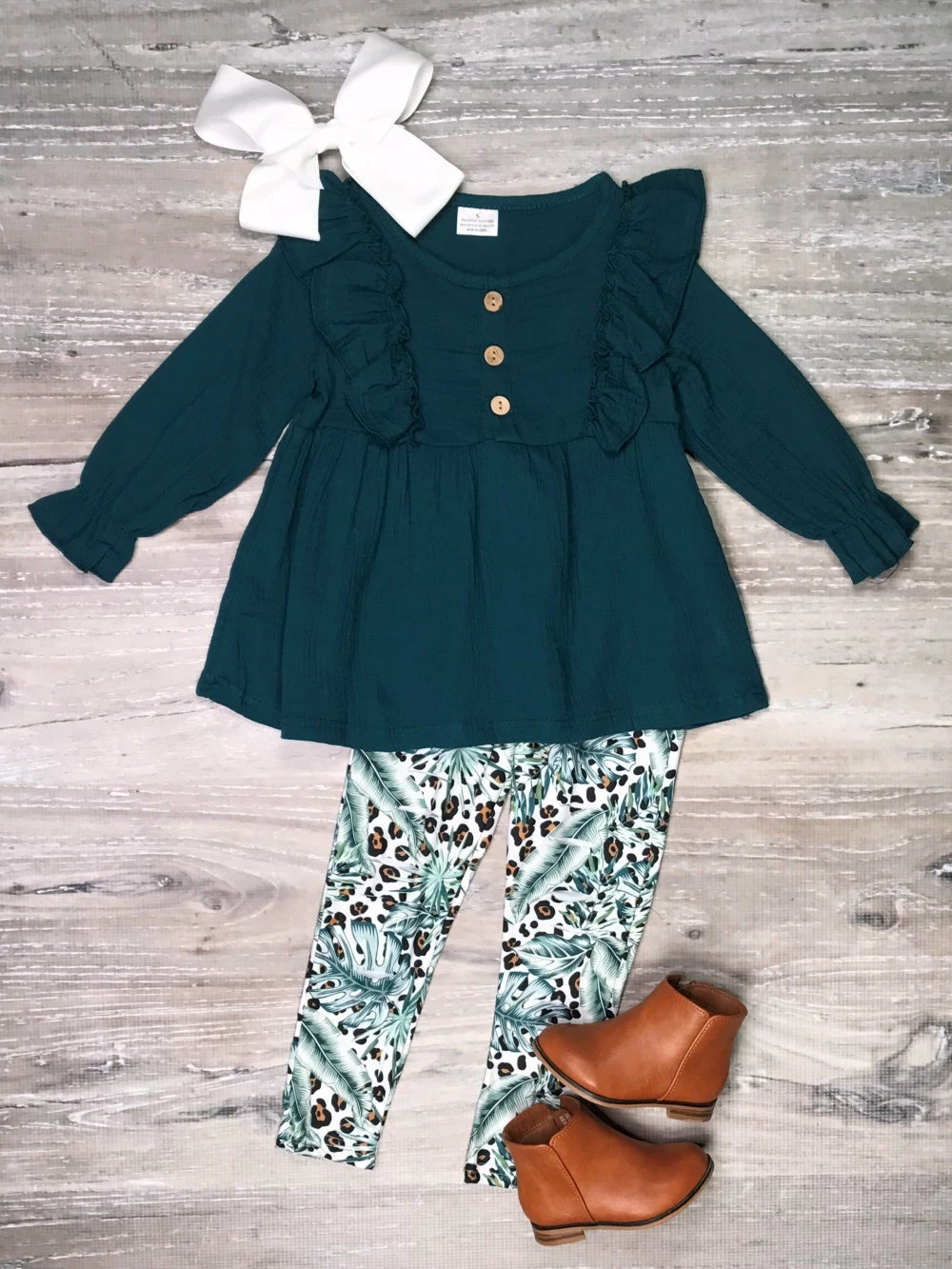 Sydney So Sweet Among The Wild Leopard Jungle Blue Ruffle Distressed Leggings Girls Outfit 2 Piece Pants Outfits 1 Sydney So Sweet Among The Wild Leopard Jungle Blue Ruffle Distressed Leggings Girls Outfit 2 Piece Pants Outfits