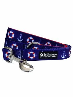 Sydney So Sweet Anchor Yacht Club Boat Collection 5' Designer Dog Leash