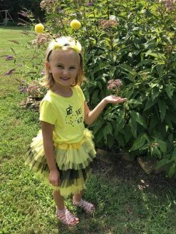 Sydney So Sweet Yellow And Black 6 Layer Tutu Skirt Bee Costume For Girls, Women, Plus Tutu & Costume Shop