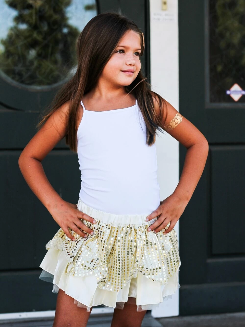 Sydney So Sweet Mom & Me Matching Belle Gold Yellow Princess Costume Tutu Skirt In Kid, Adult, Or Plus Size 3 Sydney So Sweet Mom & Me Matching Belle Gold Yellow Princess Costume Tutu Skirt In Kid, Adult, Or Plus Size