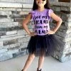 Sydney So Sweet Black Tutu Skirt - Kids Size 3-Layer Tulle Basic Ballet Dance Costume Tutus For Girls
