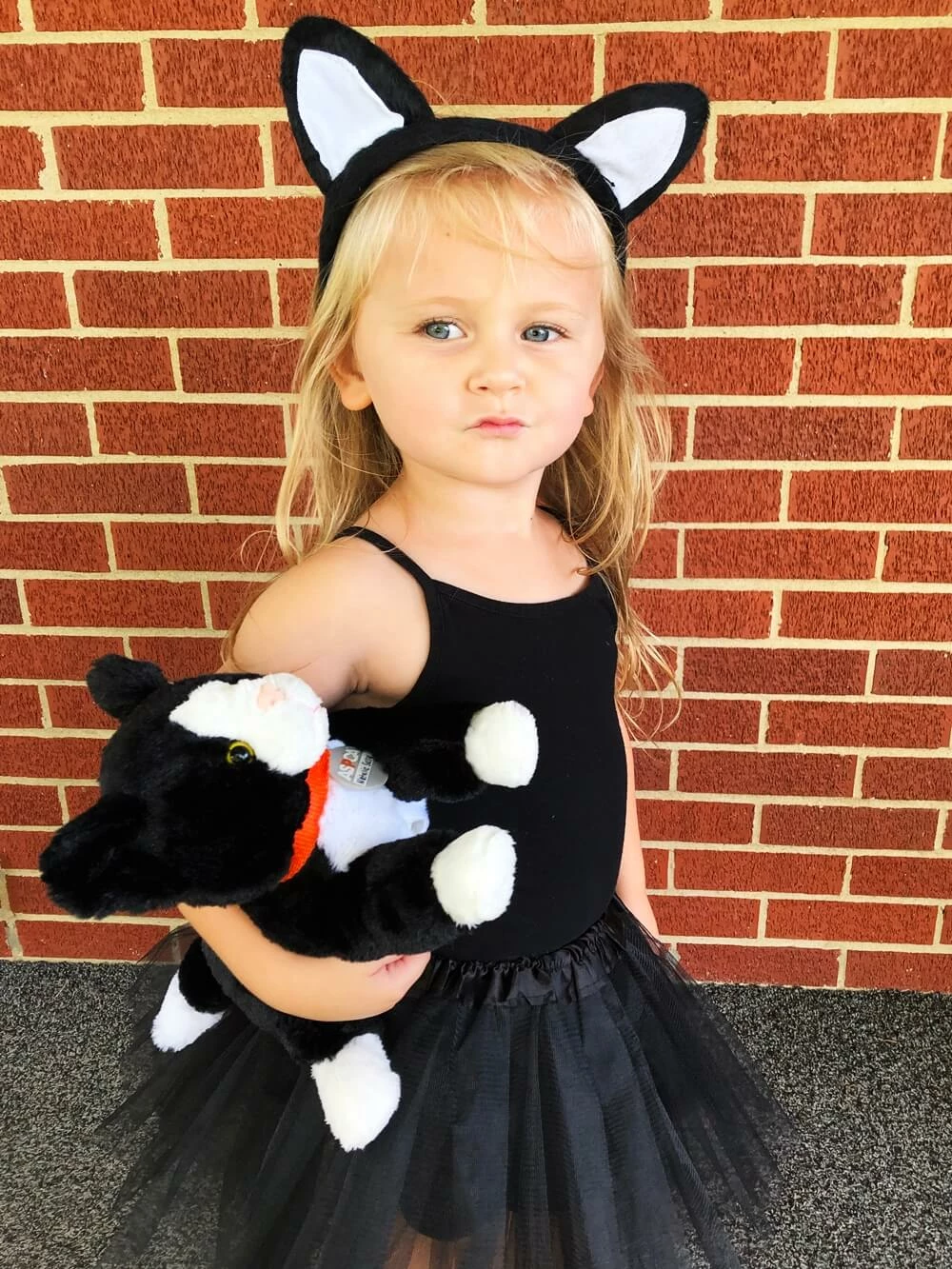 Sydney So Sweet Girls Black Cat Costume - Kids Costume Set With Black Tutu, Tail, & Ears 2 Sydney So Sweet Girls Black Cat Costume - Kids Costume Set With Black Tutu, Tail, & Ears