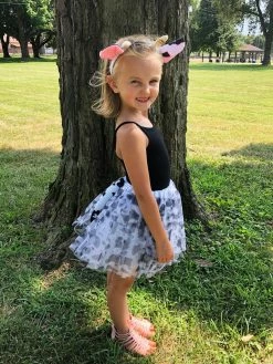 Sydney So Sweet Costumes For Kids Girls Cow Costume - Complete Kids Costume Set With Tutu, Tail, & Ears