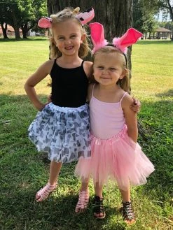 Sydney So Sweet Costumes For Kids Girls Cow Costume - Complete Kids Costume Set With Tutu, Tail, & Ears