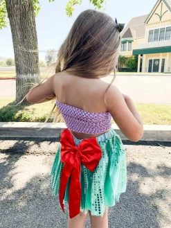 Sydney So Sweet Mom & Me Matching Mermaid Costume Tutu Skirt In Kid, Adult, Or Plus Size