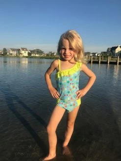 Sydney So Sweet Tutti Frutti One Shoulder Girls Two Piece Tankini Swimsuit