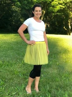 Sydney So Sweet Yellow Tutu Skirt For Adult - Women's Size 3-Layer Basic Ballet Costume Dance Tutus