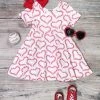 Sydney So Sweet New Arrivals Baseball Is My Favorite Season Heart Stitch Girls Skater Dress