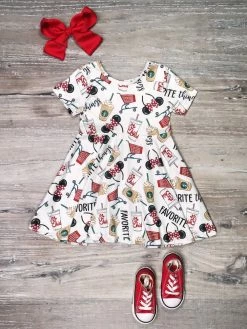 Sydney So Sweet Sales Store 10 Sydney So Sweet Basic Girl Favorite Things Vacation Short Sleeve Girls Skater Dress