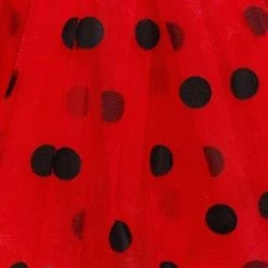 Sydney So Sweet Tutu & Costume Shop Red & Black Polka Dot Ladybug Tutu Skirt Costume For Girls, Women, Plus