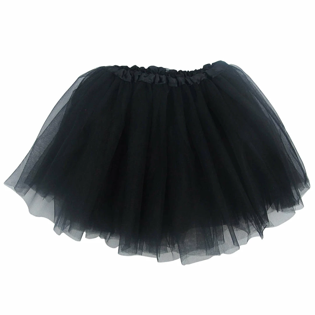 Sydney So Sweet Black Tutu Skirt - Kids Size 3-Layer Tulle Basic Ballet Dance Costume Tutus For Girls 2 Sydney So Sweet Black Tutu Skirt - Kids Size 3-Layer Tulle Basic Ballet Dance Costume Tutus For Girls