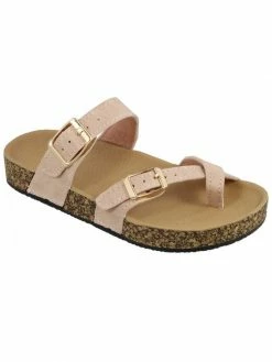 Sydney So Sweet Birkey Double Toe Strap Girls Sandal, Blush Pink Footwear