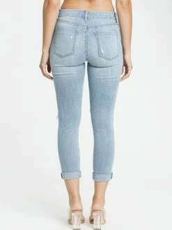 Sydney So Sweet Bri High Rise Skinny Roller Mom Jeans In Trust Fund