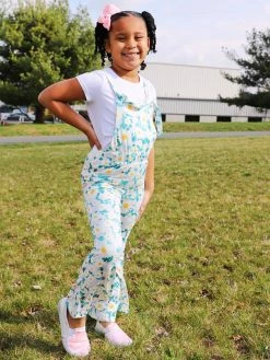 Sydney So Sweet Flower Child Daisy Blue Flare Leg Girls Jumpsuit New Arrivals