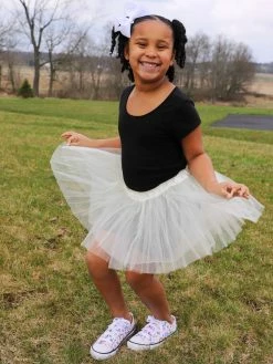 Sydney So Sweet Ivory Tutu Skirt - Kids Size 3-Layer Tulle Basic Ballet Dance Costume Tutus For Girls Tutu & Costume Shop 8 Sydney So Sweet Ivory Tutu Skirt - Kids Size 3-Layer Tulle Basic Ballet Dance Costume Tutus For Girls Tutu & Costume Shop