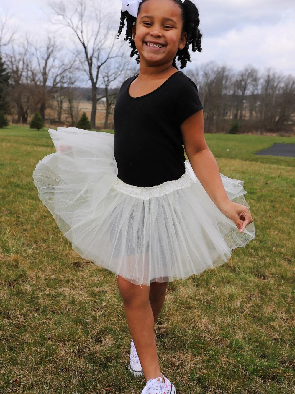 Sydney So Sweet Ivory Tutu Skirt - Kids Size 3-Layer Tulle Basic Ballet Dance Costume Tutus For Girls Tutu & Costume Shop 1 Sydney So Sweet Ivory Tutu Skirt - Kids Size 3-Layer Tulle Basic Ballet Dance Costume Tutus For Girls Tutu & Costume Shop