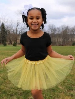 Sydney So Sweet Gold Tutu Skirt - Kids Size 3-Layer Tulle Basic Ballet Dance Costume Tutus For Girls Tutu & Costume Shop