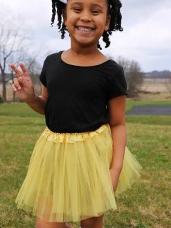 Sydney So Sweet Gold Tutu Skirt - Kids Size 3-Layer Tulle Basic Ballet Dance Costume Tutus For Girls Tutu & Costume Shop