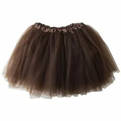 Sydney So Sweet Tutu & Costume Shop Brown Tutu Skirt - Kids Size 3-Layer Tulle Basic Ballet Dance Costume Tutus For Girls 5 Sydney So Sweet Tutu & Costume Shop Brown Tutu Skirt - Kids Size 3-Layer Tulle Basic Ballet Dance Costume Tutus For Girls