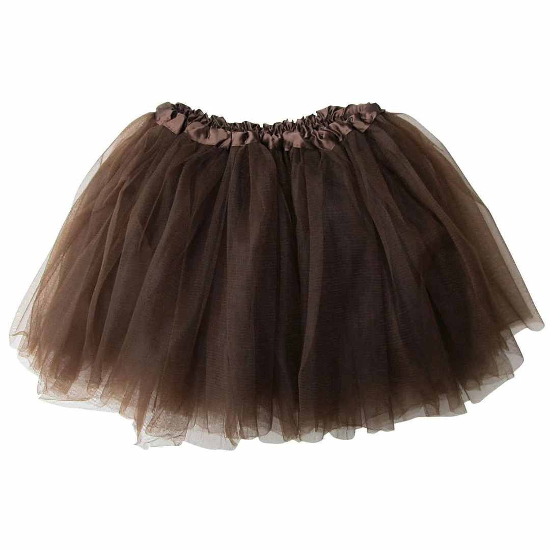Sydney So Sweet Tutu & Costume Shop Brown Tutu Skirt - Kids Size 3-Layer Tulle Basic Ballet Dance Costume Tutus For Girls 3 Sydney So Sweet Tutu & Costume Shop Brown Tutu Skirt - Kids Size 3-Layer Tulle Basic Ballet Dance Costume Tutus For Girls