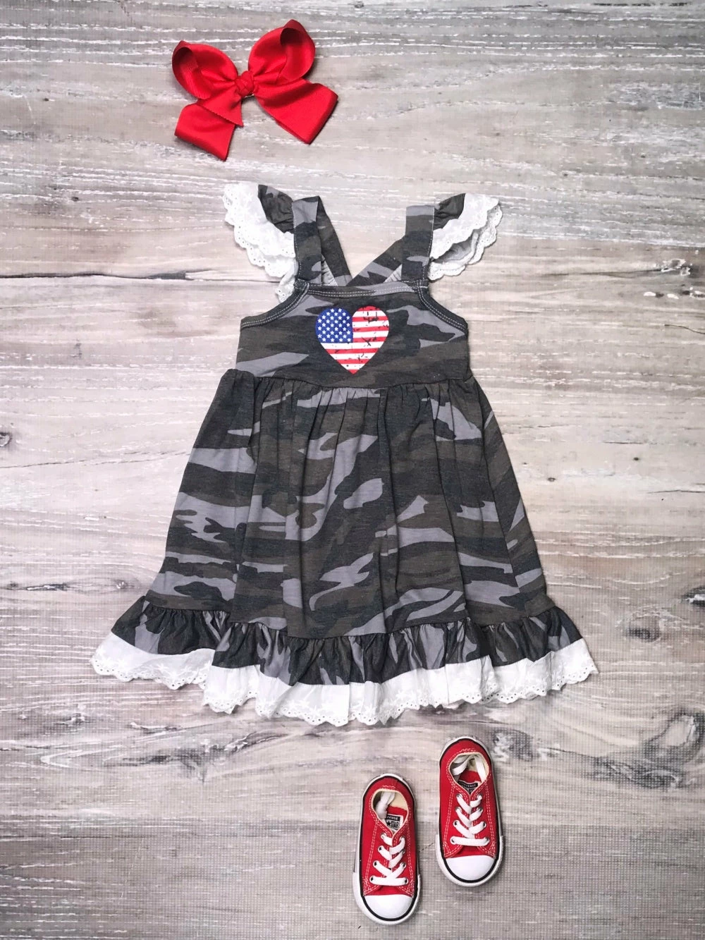 Sydney So Sweet Camo Heart Flag Eyelet Lace Flutter Girls Patriotic Dress New Arrivals 1 Sydney So Sweet Camo Heart Flag Eyelet Lace Flutter Girls Patriotic Dress New Arrivals