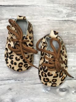 Sydney So Sweet Cheetah Tie Baby Or Toddler Moccasins
