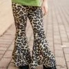 Sydney So Sweet Girls Cheetah Bell Bottoms